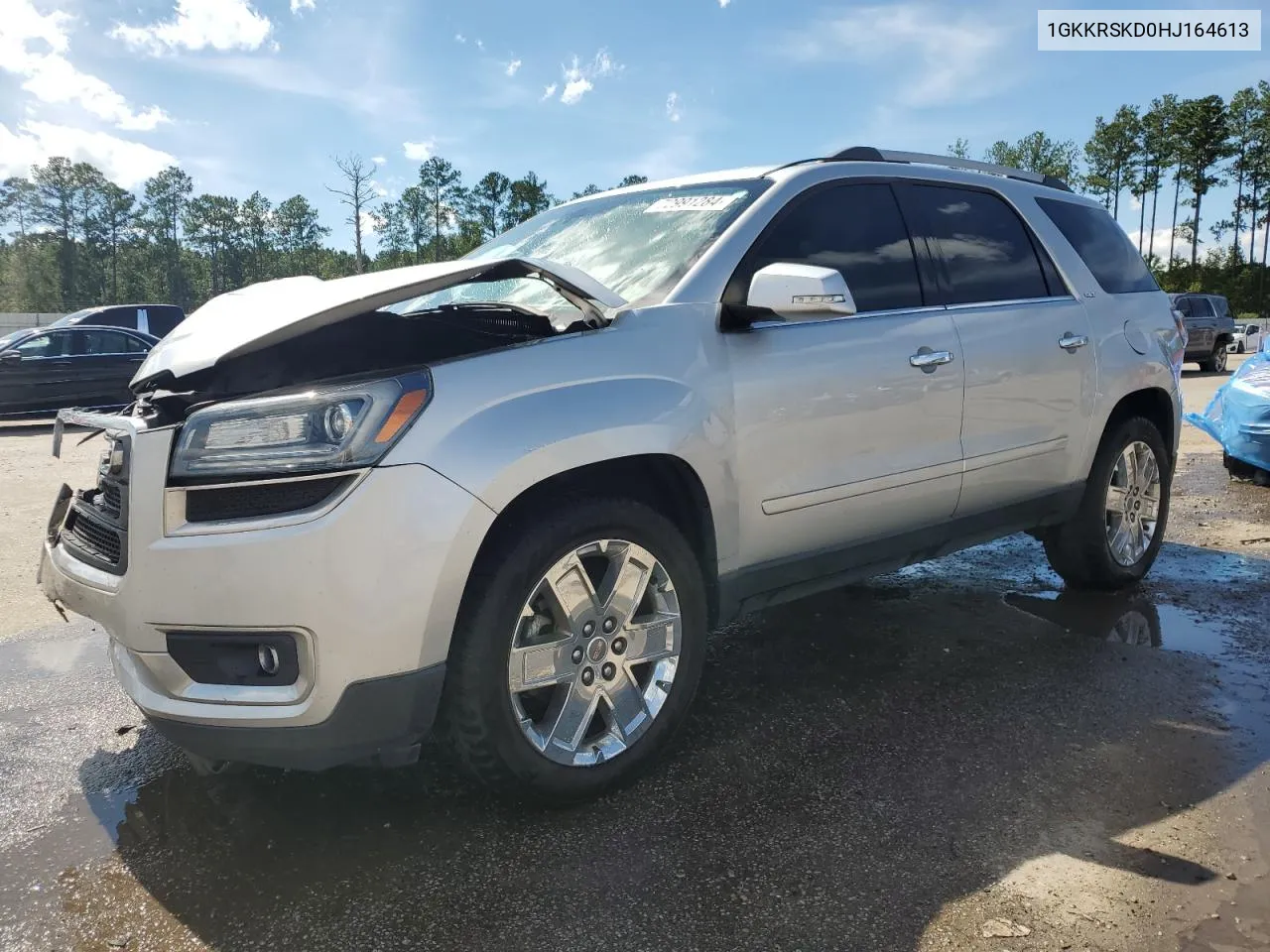 2017 GMC Acadia Limited Slt-2 VIN: 1GKKRSKD0HJ164613 Lot: 72991284