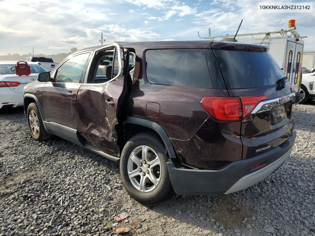 2017 GMC Acadia Sle VIN: 1GKKNKLA3HZ312142 Lot: 73268824