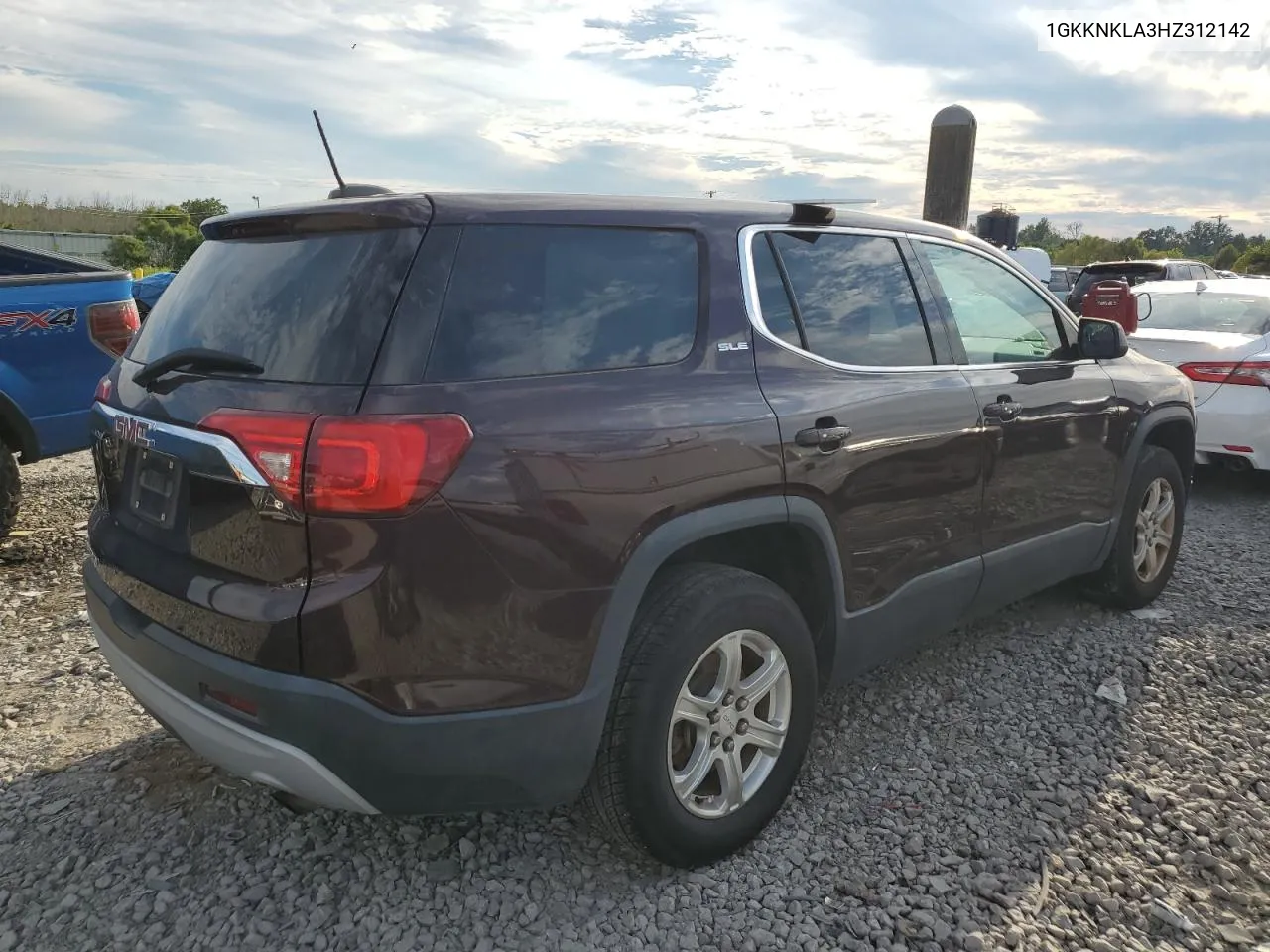 2017 GMC Acadia Sle VIN: 1GKKNKLA3HZ312142 Lot: 73268824