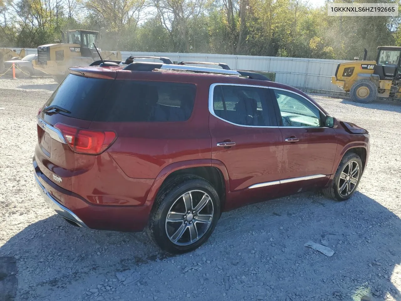 2017 GMC Acadia Denali VIN: 1GKKNXLS6HZ192665 Lot: 74116664