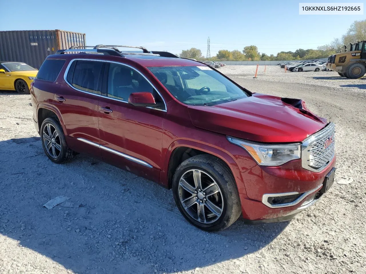 2017 GMC Acadia Denali VIN: 1GKKNXLS6HZ192665 Lot: 74116664