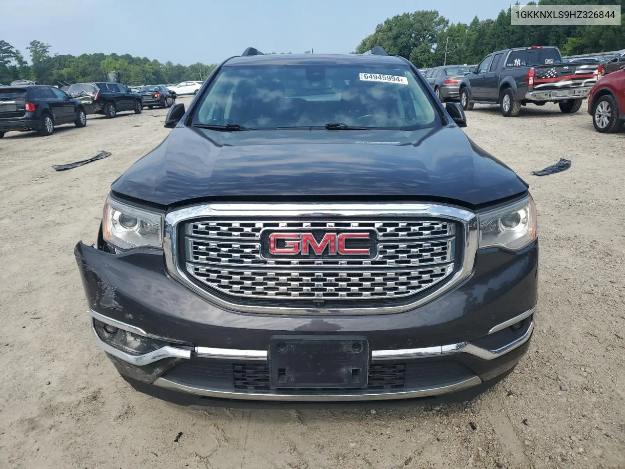 2017 GMC Acadia Denali VIN: 1GKKNXLS9HZ326844 Lot: 74200374