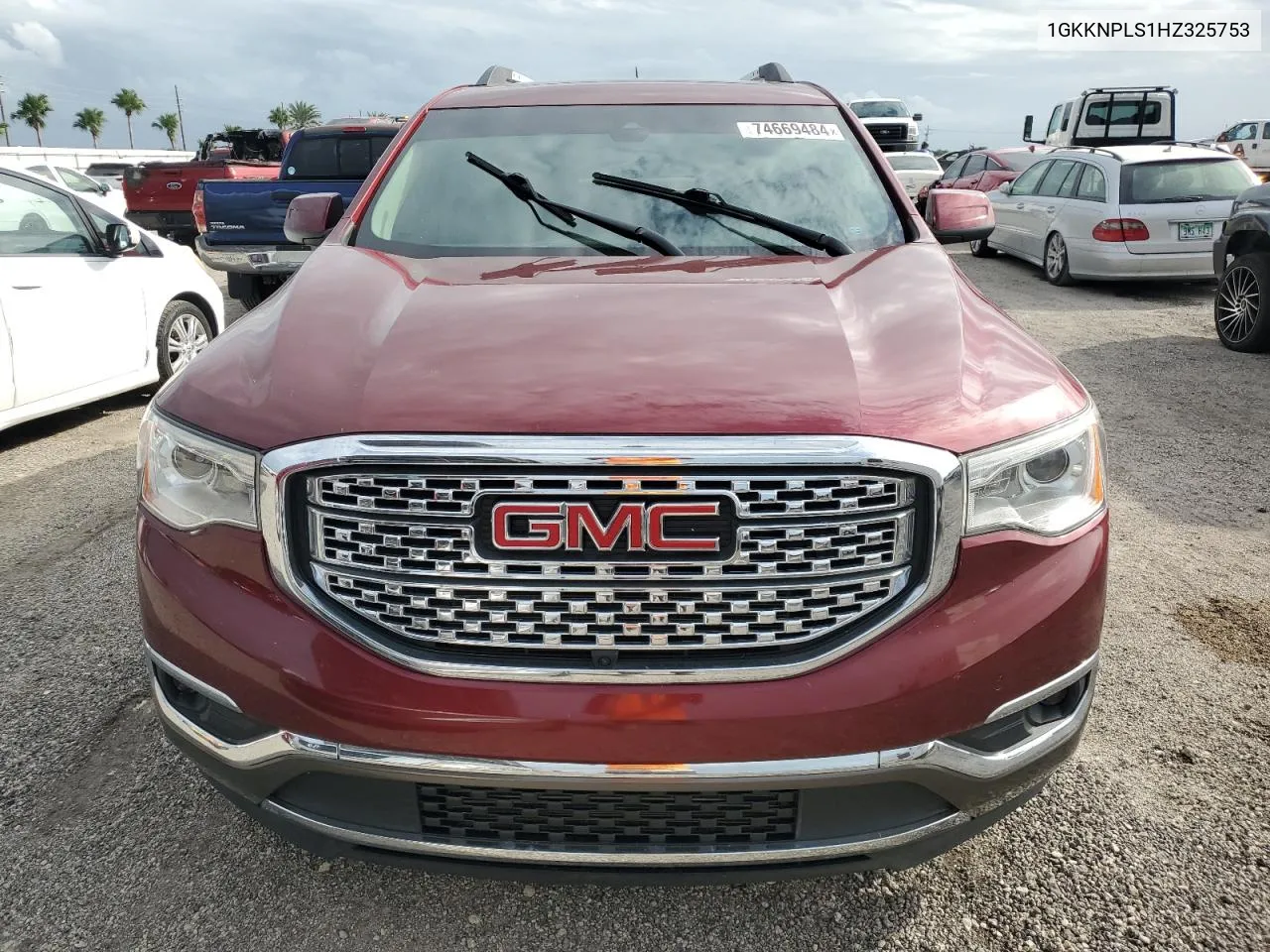 2017 GMC Acadia Denali VIN: 1GKKNPLS1HZ325753 Lot: 74669484