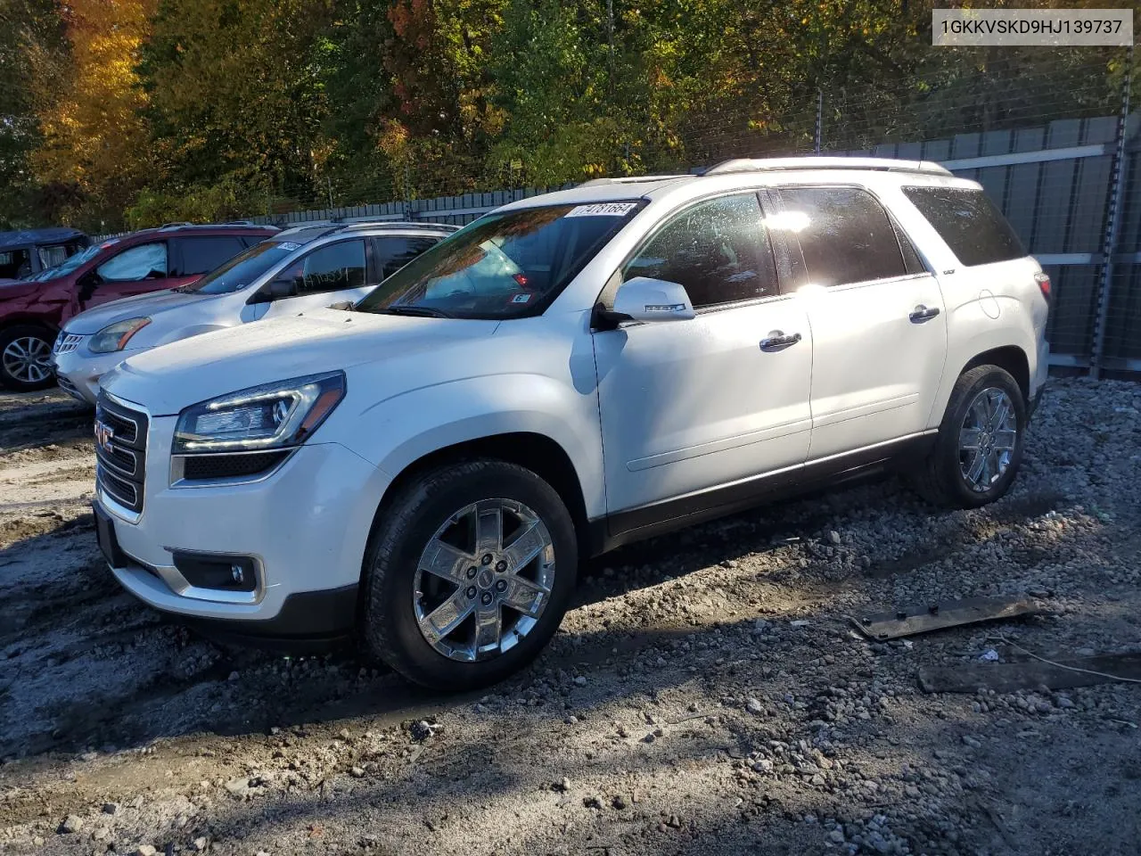 2017 GMC Acadia Limited Slt-2 VIN: 1GKKVSKD9HJ139737 Lot: 74781664