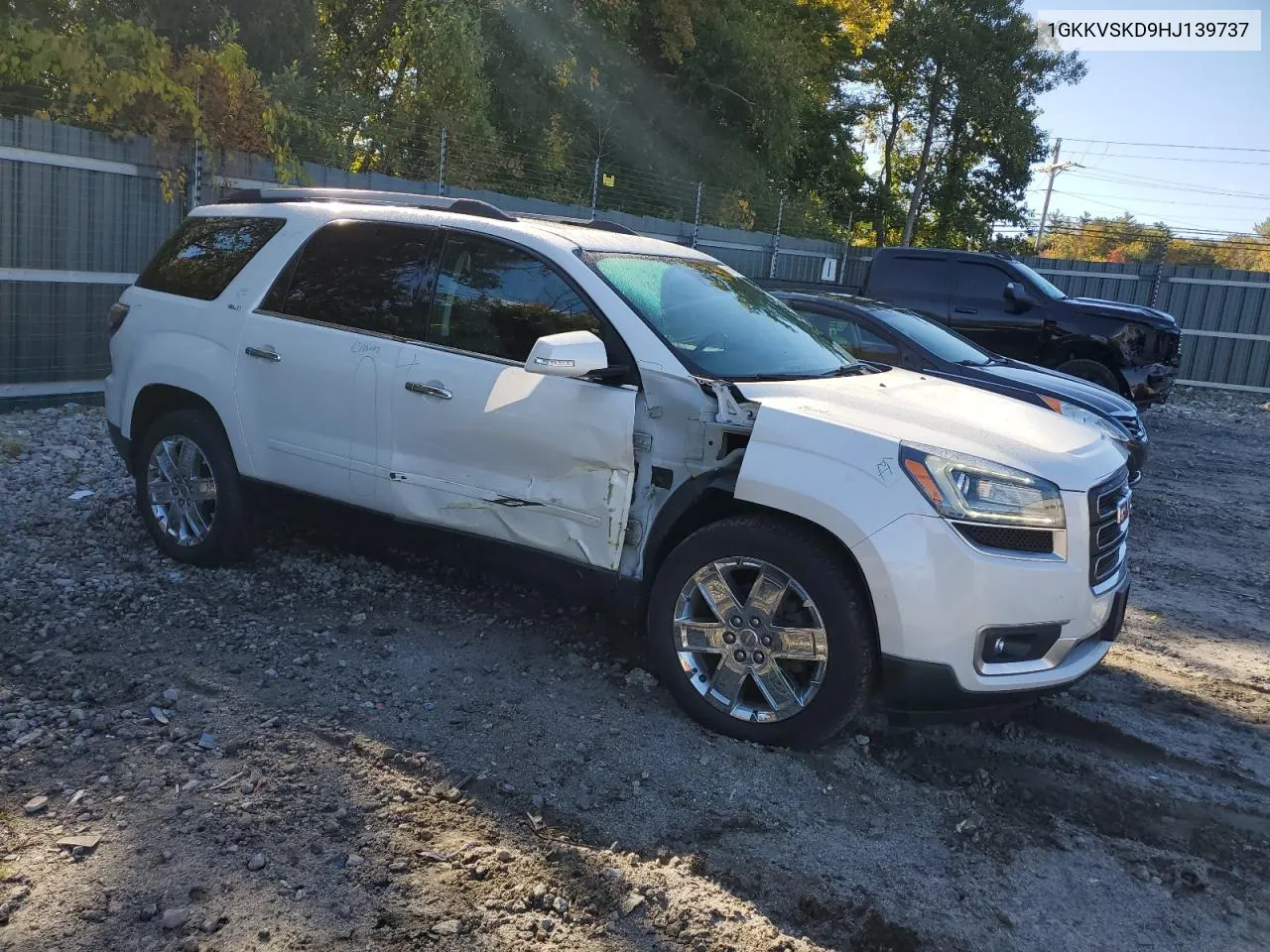 2017 GMC Acadia Limited Slt-2 VIN: 1GKKVSKD9HJ139737 Lot: 74781664