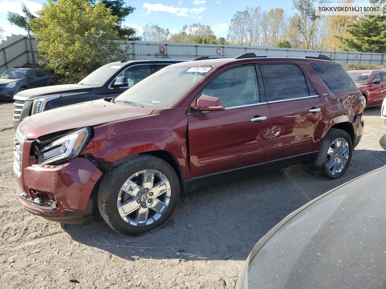 1GKKVSKD1HJ150067 2017 GMC Acadia Limited Slt-2