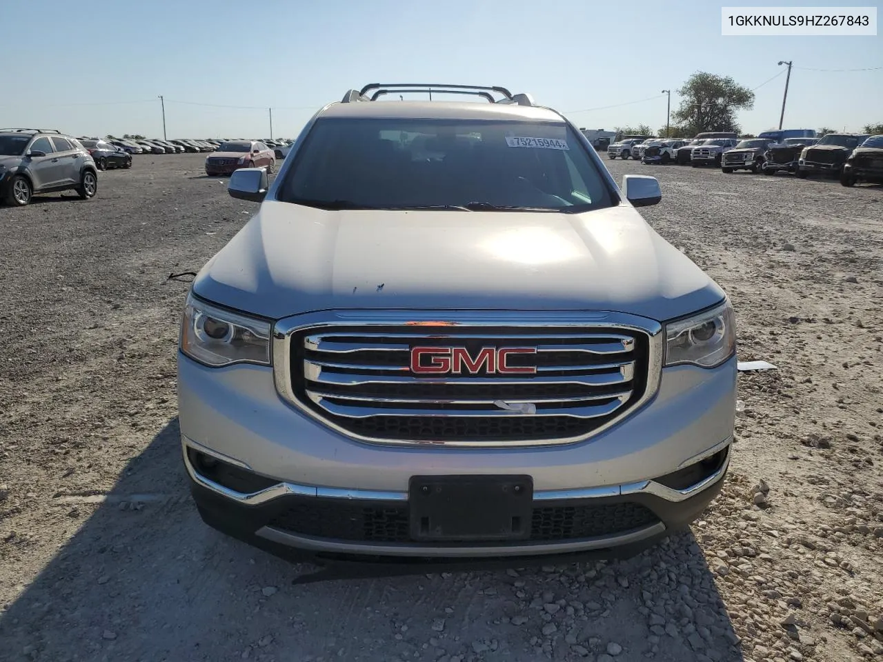 2017 GMC Acadia Slt-1 VIN: 1GKKNULS9HZ267843 Lot: 75215944