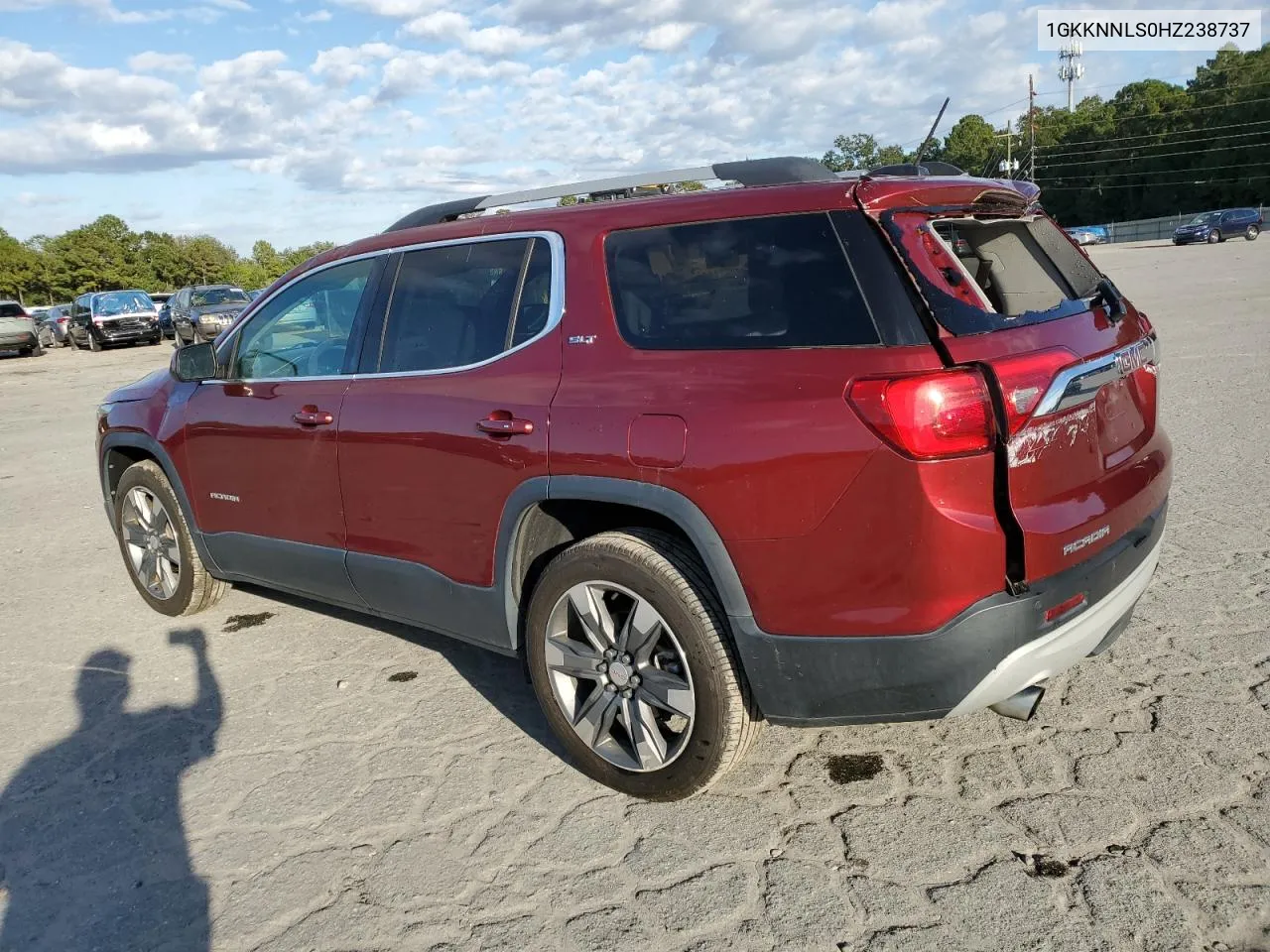 2017 GMC Acadia Slt-2 VIN: 1GKKNNLS0HZ238737 Lot: 75323114