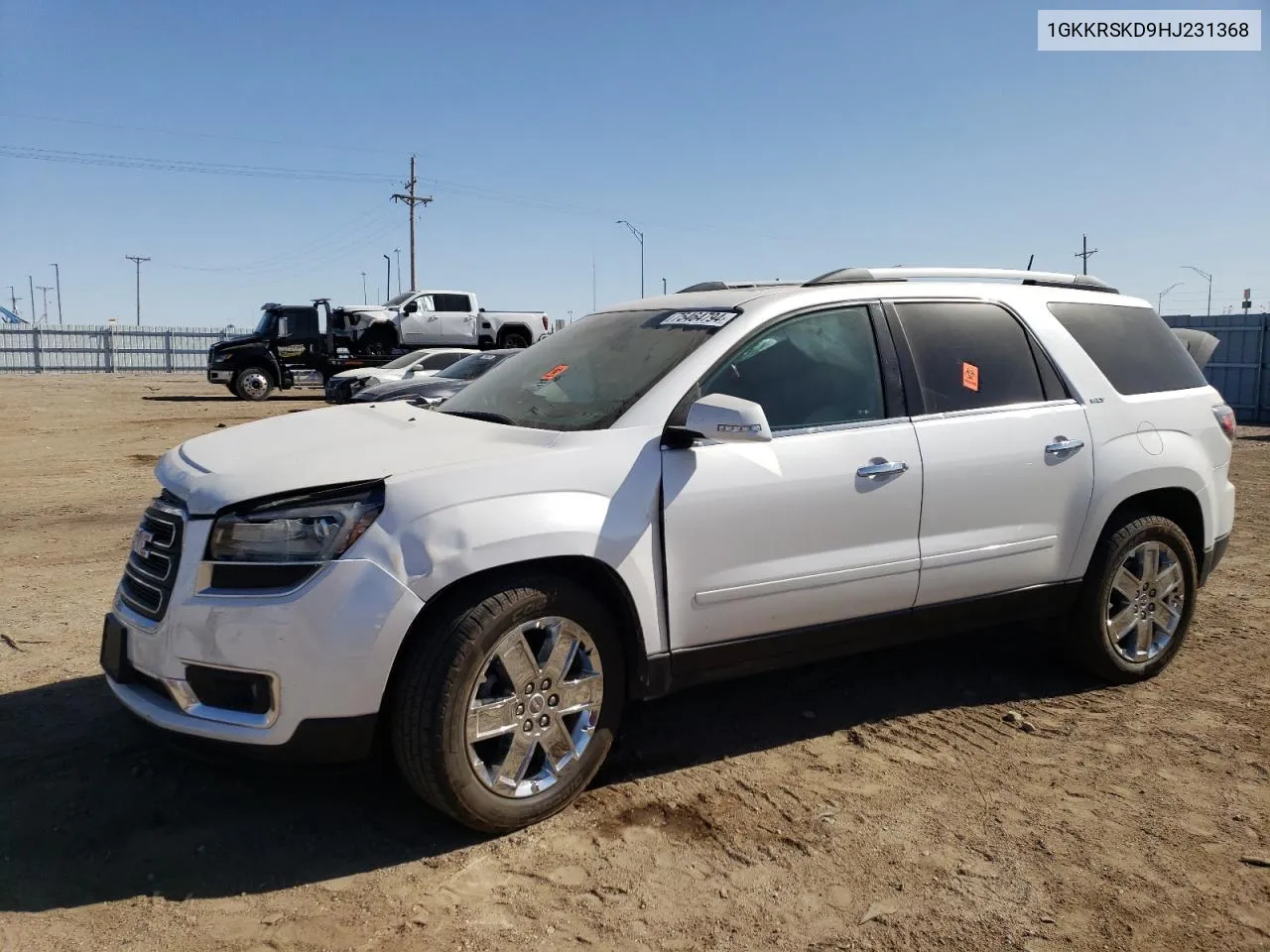 2017 GMC Acadia Limited Slt-2 VIN: 1GKKRSKD9HJ231368 Lot: 75464794