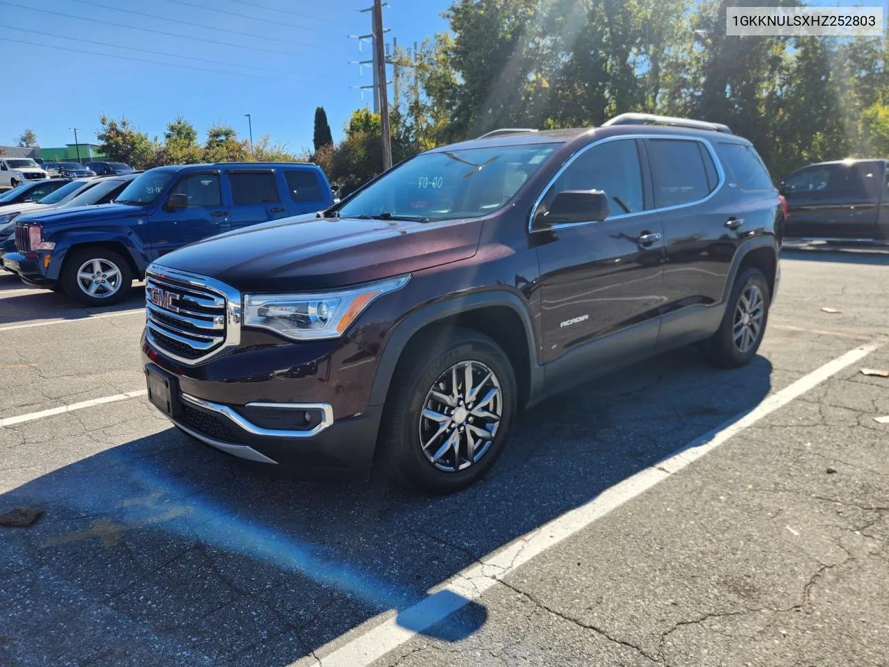 2017 GMC Acadia Slt VIN: 1GKKNULSXHZ252803 Lot: 75517874