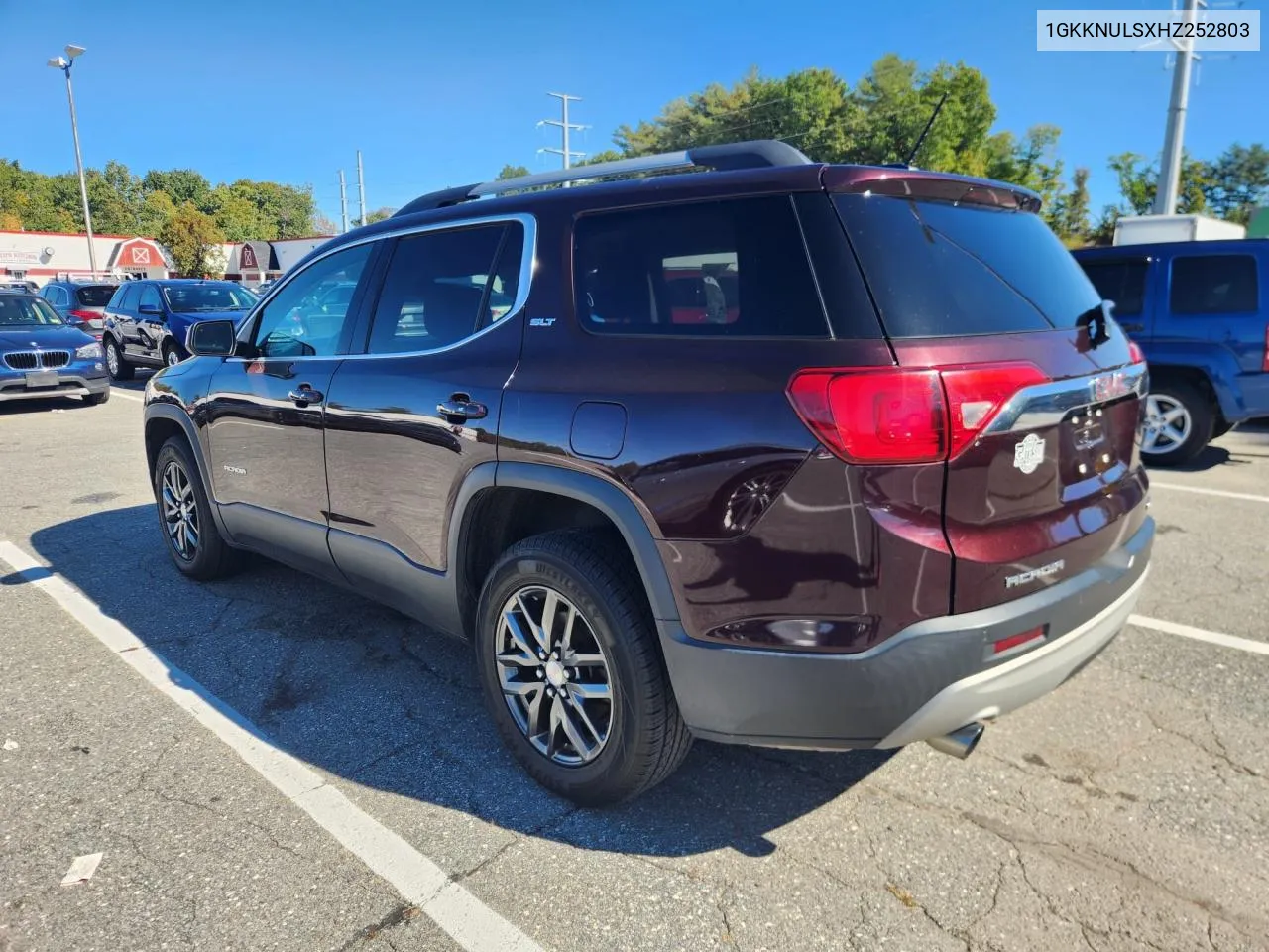 2017 GMC Acadia Slt VIN: 1GKKNULSXHZ252803 Lot: 75517874