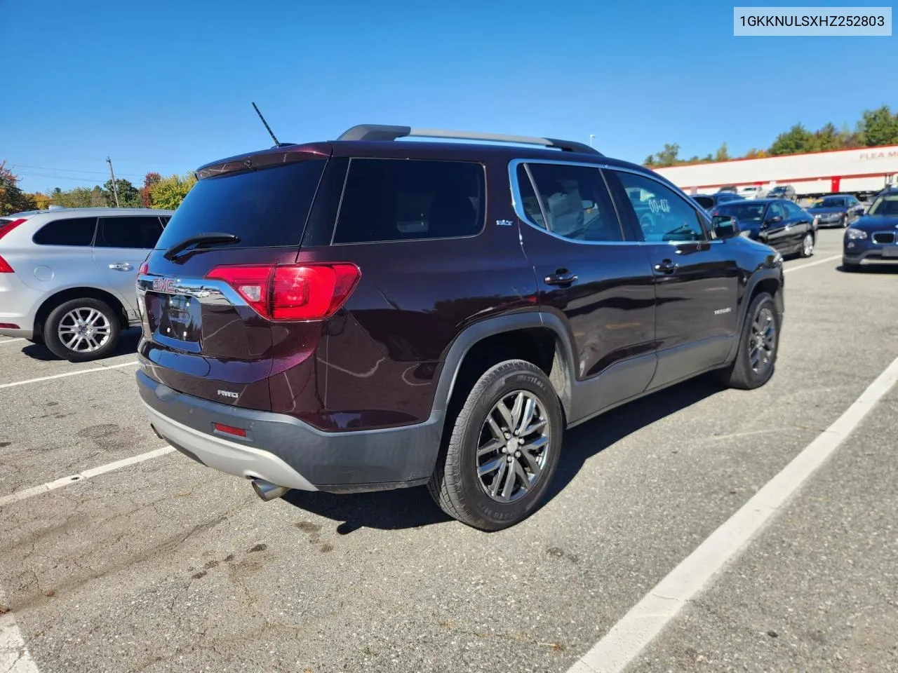 2017 GMC Acadia Slt VIN: 1GKKNULSXHZ252803 Lot: 75517874