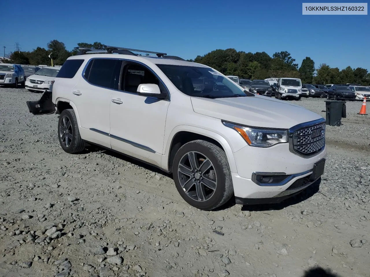 2017 GMC Acadia Denali VIN: 1GKKNPLS3HZ160322 Lot: 75644114