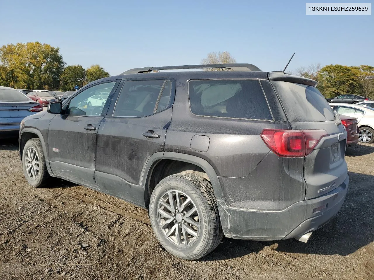 2017 GMC Acadia All Terrain VIN: 1GKKNTLS0HZ259639 Lot: 75672134