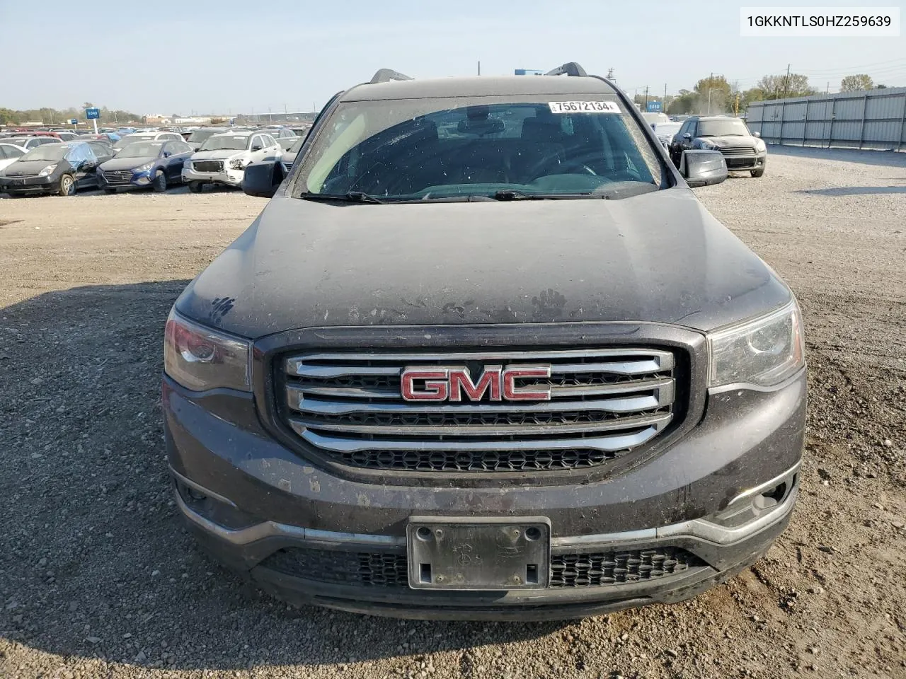 2017 GMC Acadia All Terrain VIN: 1GKKNTLS0HZ259639 Lot: 75672134