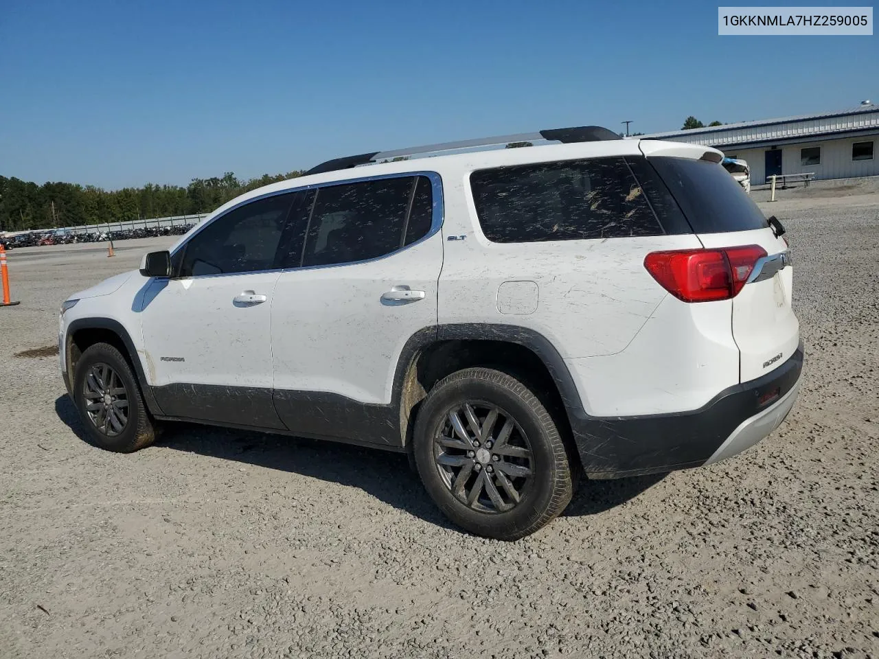 2017 GMC Acadia Slt-1 VIN: 1GKKNMLA7HZ259005 Lot: 75790424