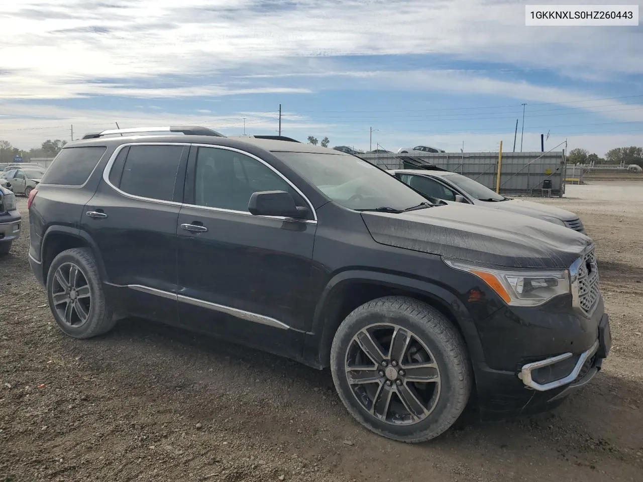 2017 GMC Acadia Denali VIN: 1GKKNXLS0HZ260443 Lot: 75793124