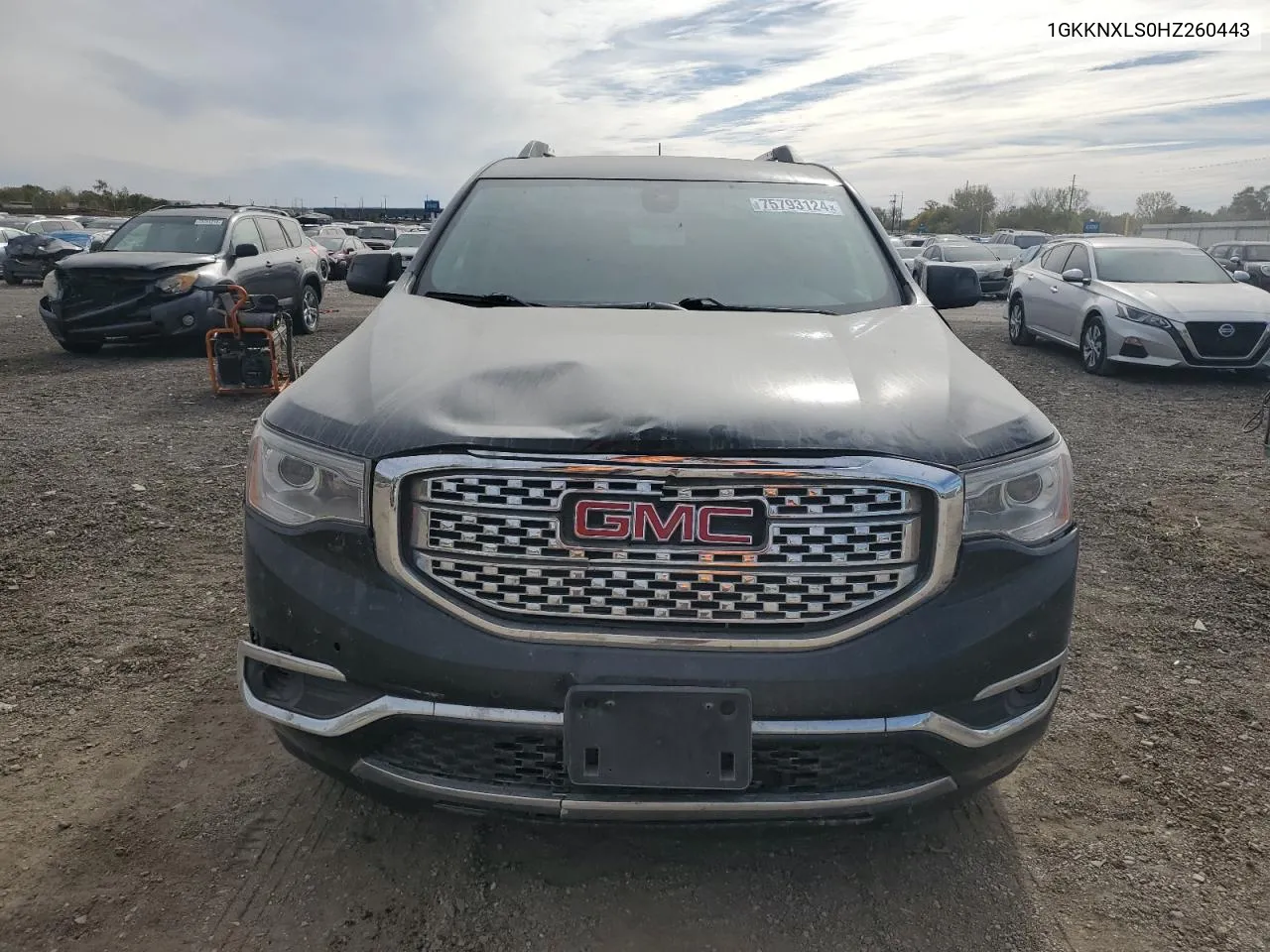 2017 GMC Acadia Denali VIN: 1GKKNXLS0HZ260443 Lot: 75793124