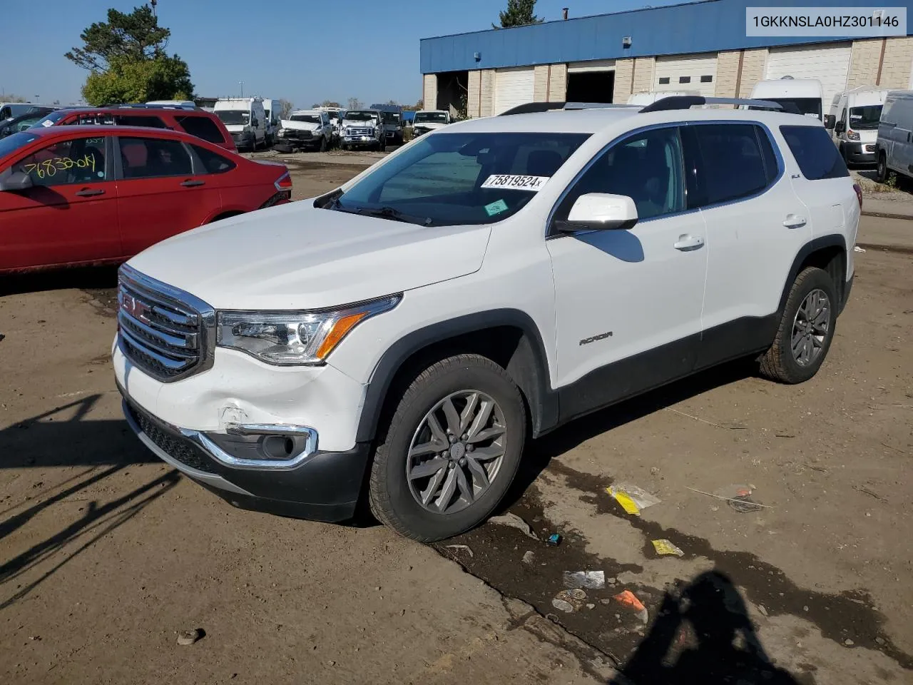 1GKKNSLA0HZ301146 2017 GMC Acadia Sle