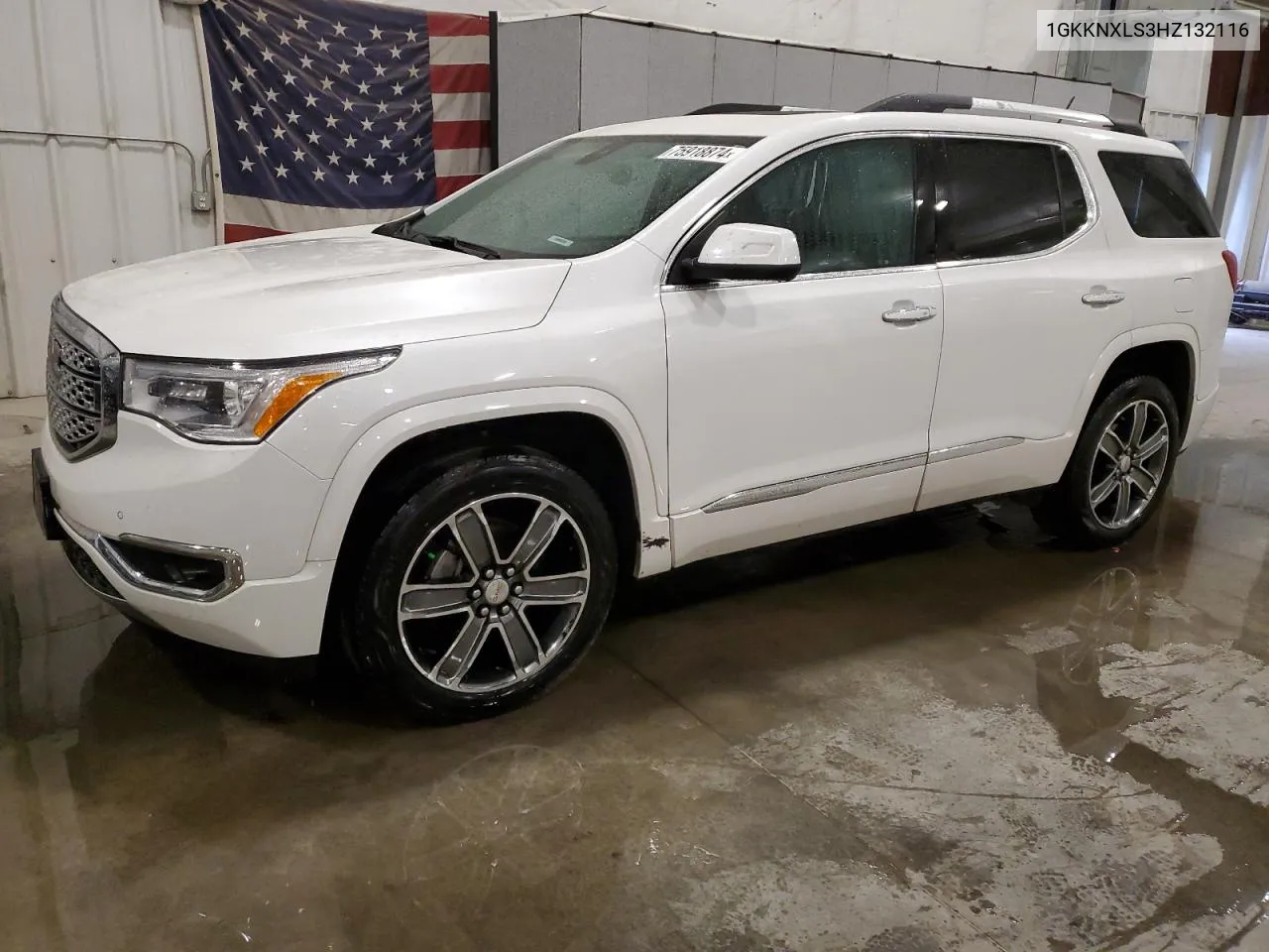 2017 GMC Acadia Denali VIN: 1GKKNXLS3HZ132116 Lot: 75918874