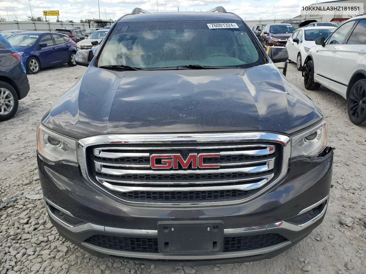 2017 GMC Acadia Sle VIN: 1GKKNLLA3HZ181851 Lot: 76001324