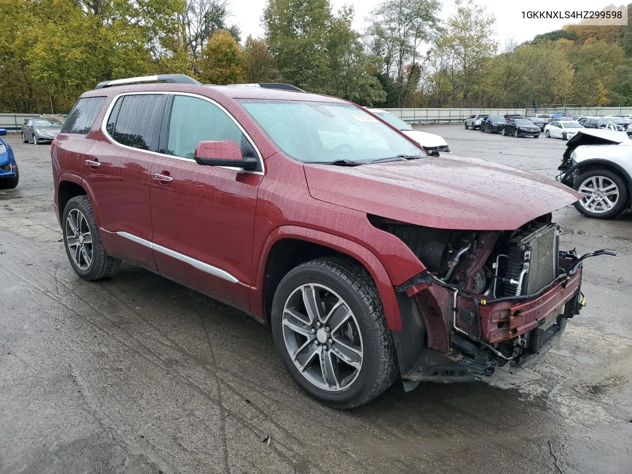 2017 GMC Acadia Denali VIN: 1GKKNXLS4HZ299598 Lot: 76001994