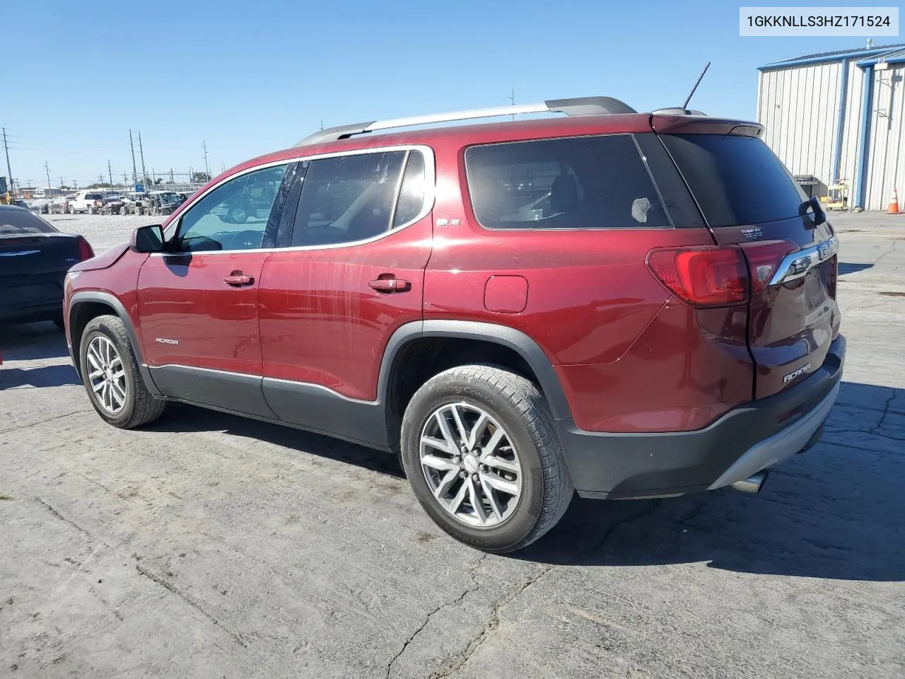 1GKKNLLS3HZ171524 2017 GMC Acadia Sle