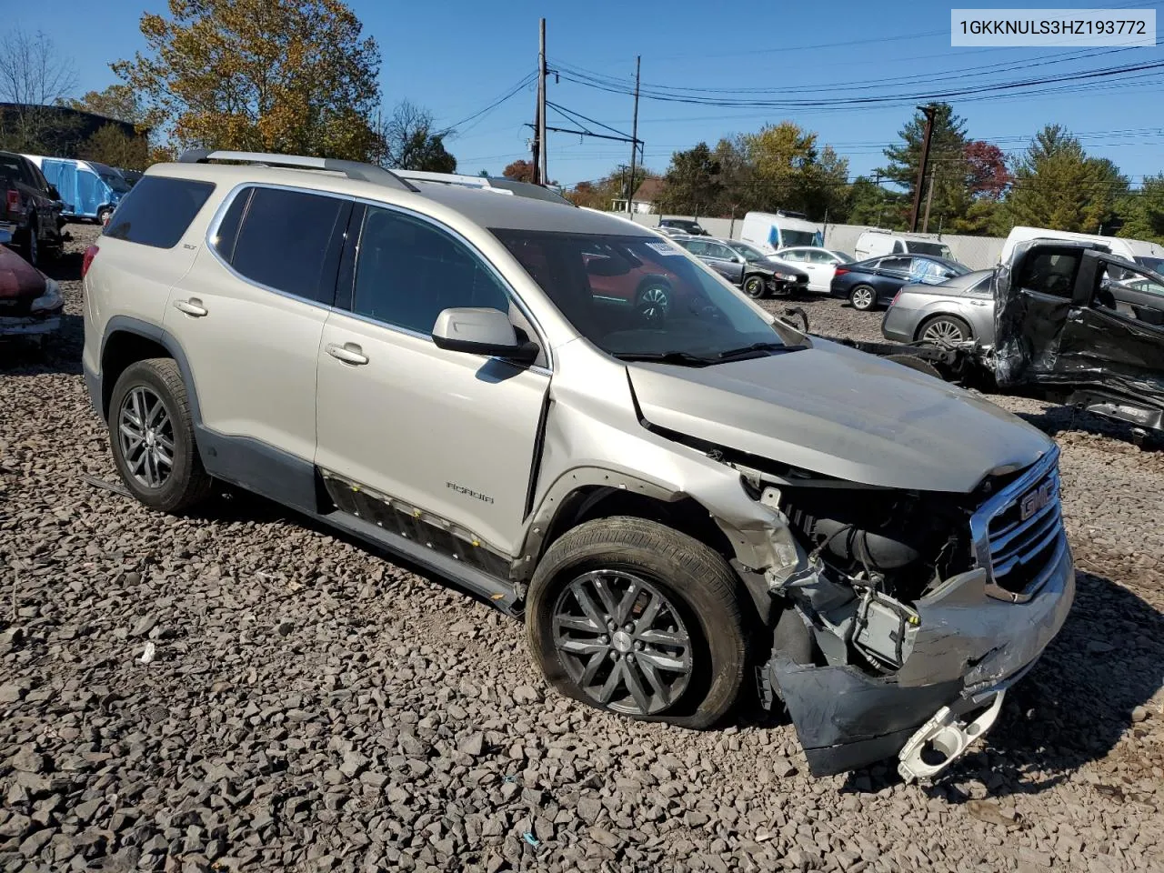 1GKKNULS3HZ193772 2017 GMC Acadia Slt-1