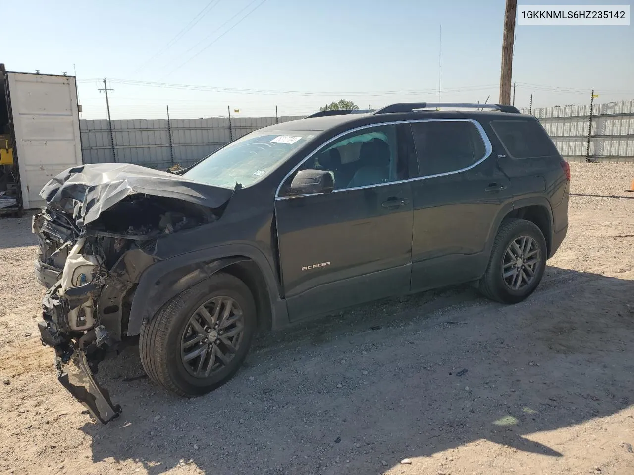 2017 GMC Acadia Slt-1 VIN: 1GKKNMLS6HZ235142 Lot: 76312704