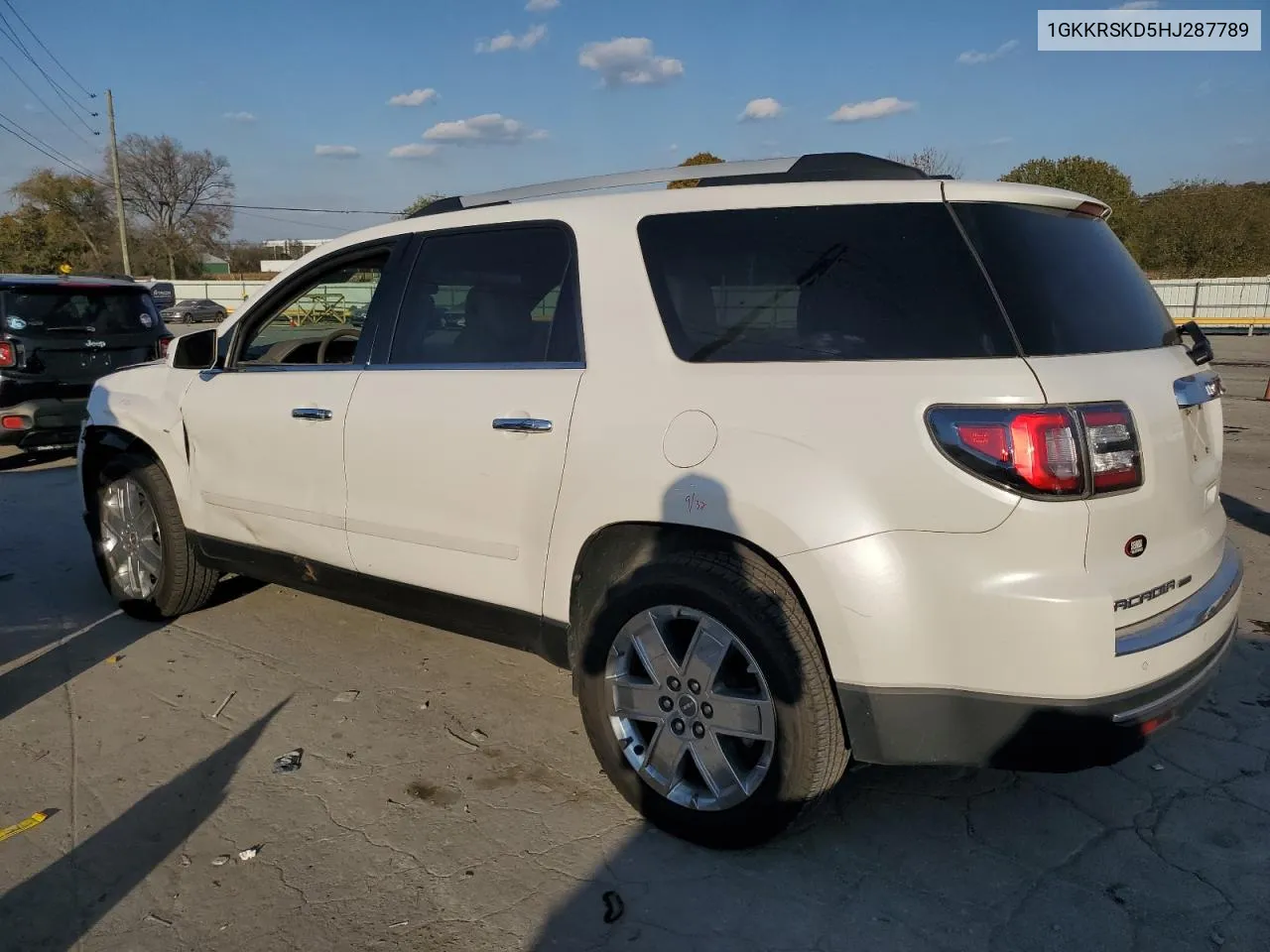 2017 GMC Acadia Limited Slt-2 VIN: 1GKKRSKD5HJ287789 Lot: 76588994