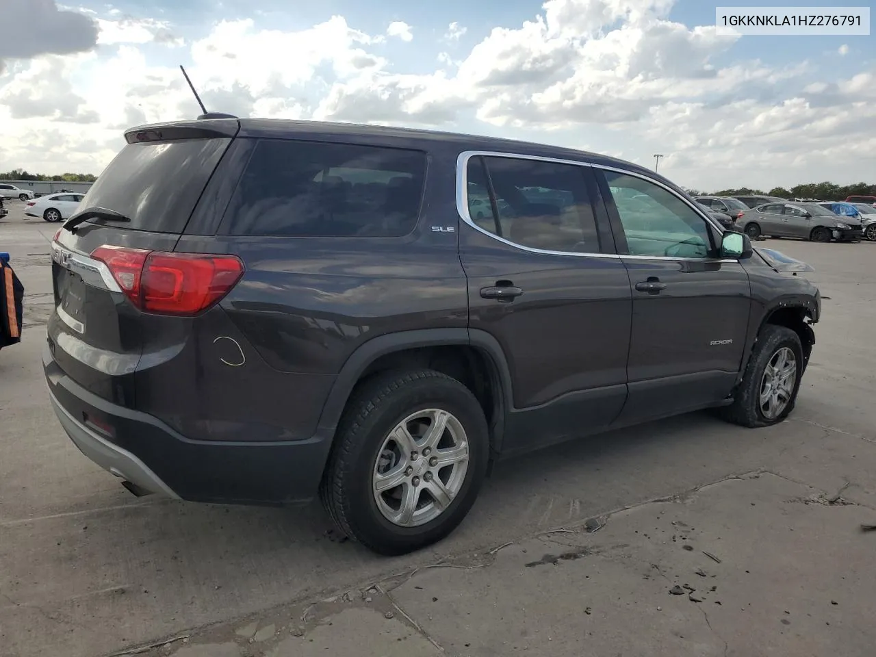 2017 GMC Acadia Sle VIN: 1GKKNKLA1HZ276791 Lot: 76685854