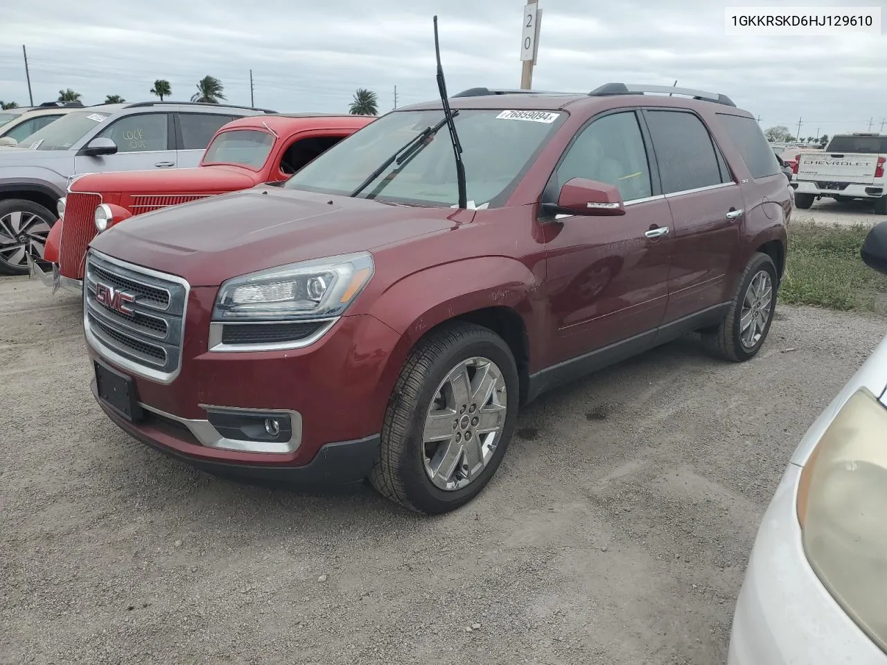 2017 GMC Acadia Limited Slt-2 VIN: 1GKKRSKD6HJ129610 Lot: 76859094