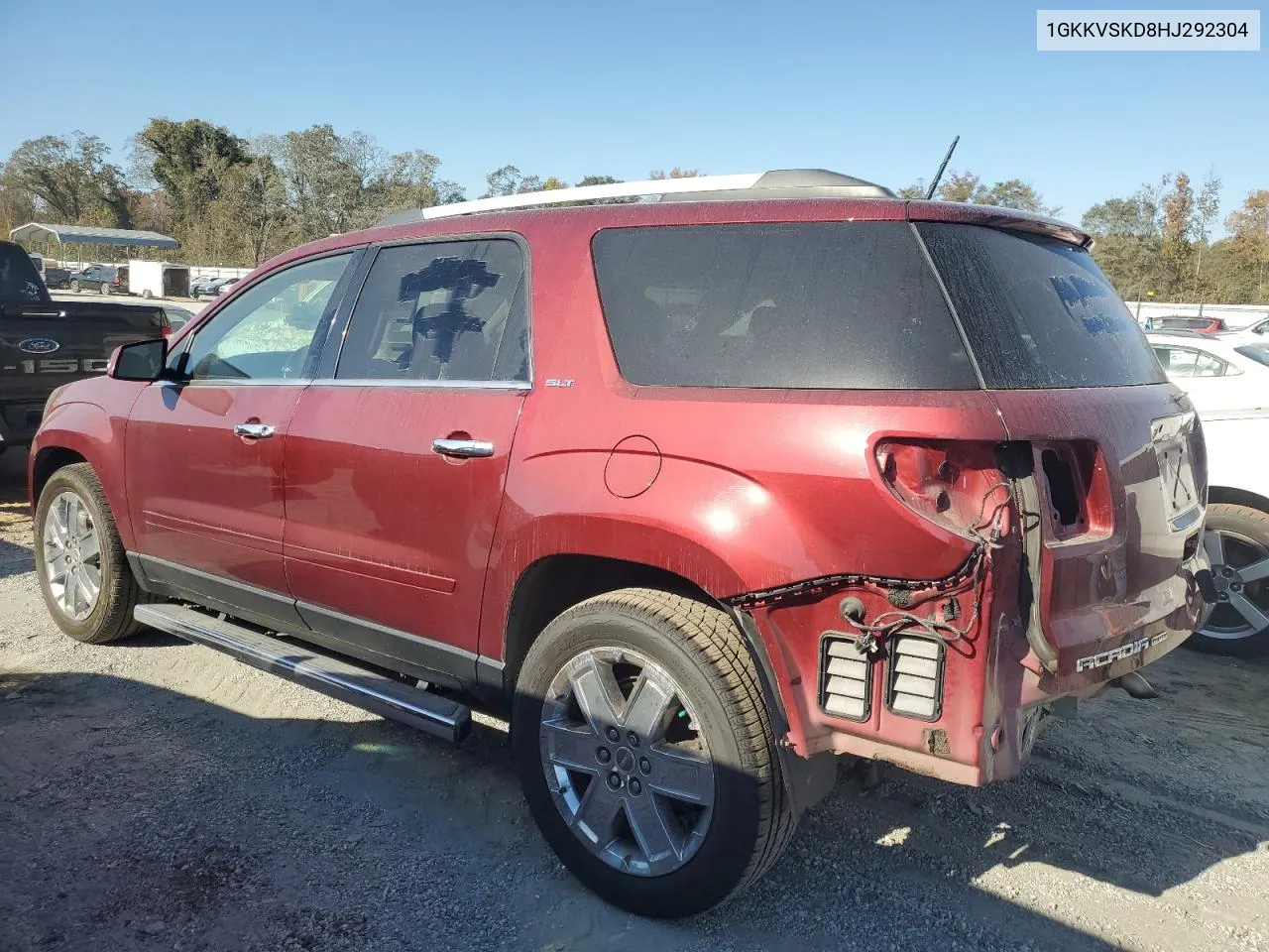 2017 GMC Acadia Limited Slt-2 VIN: 1GKKVSKD8HJ292304 Lot: 77211734