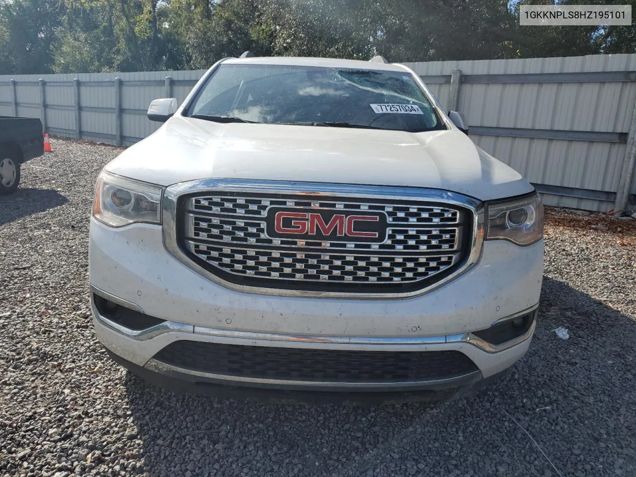 2017 GMC Acadia Denali VIN: 1GKKNPLS8HZ195101 Lot: 77257034