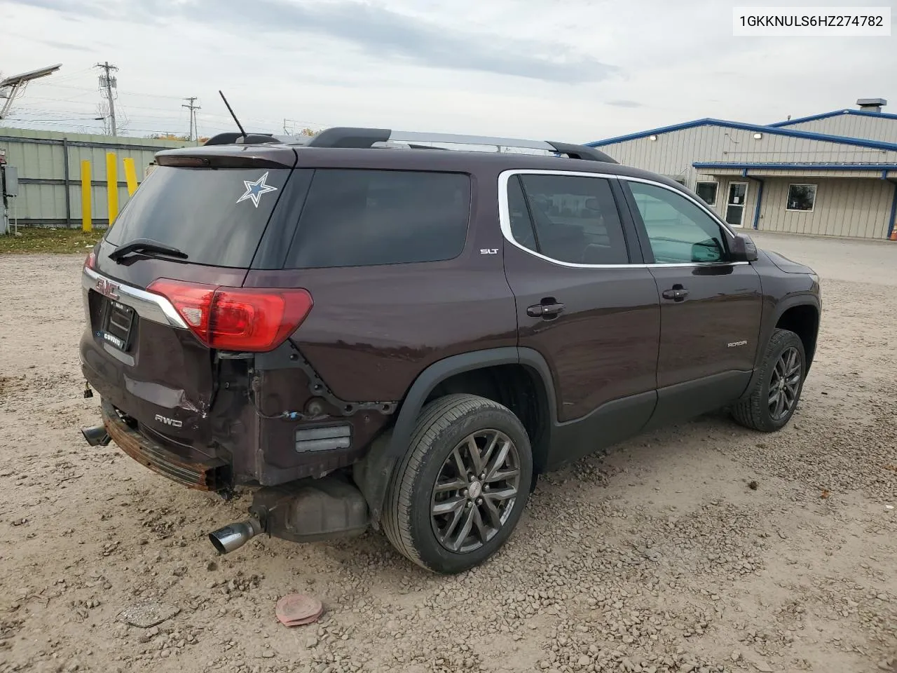 2017 GMC Acadia Slt-1 VIN: 1GKKNULS6HZ274782 Lot: 77321854