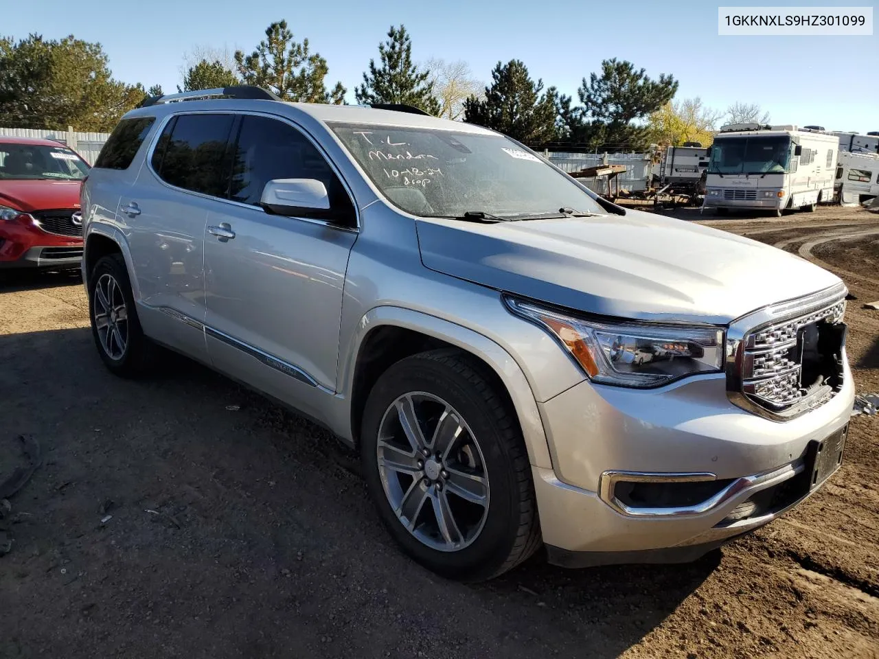 2017 GMC Acadia Denali VIN: 1GKKNXLS9HZ301099 Lot: 78374854