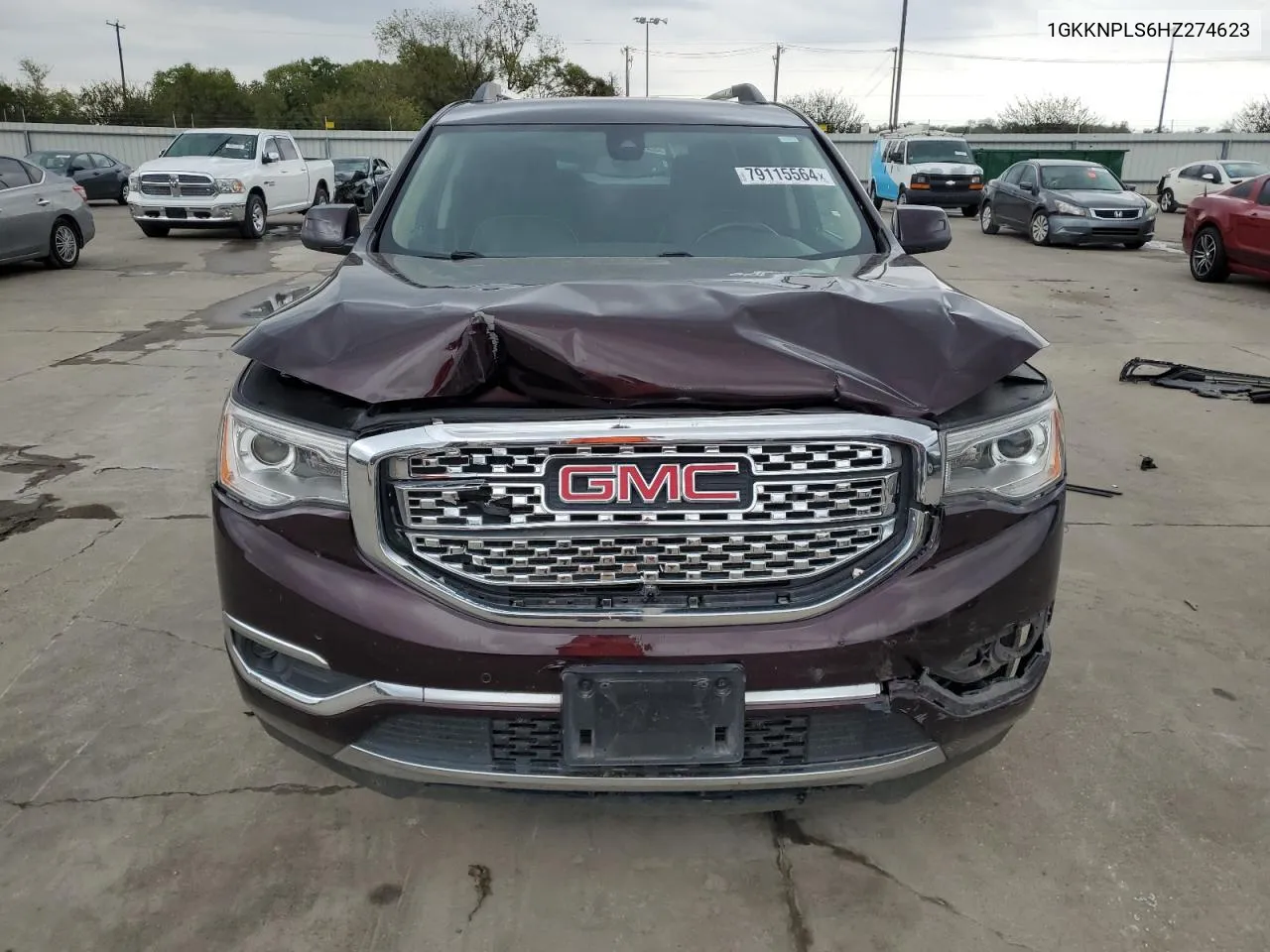 2017 GMC Acadia Denali VIN: 1GKKNPLS6HZ274623 Lot: 79115564