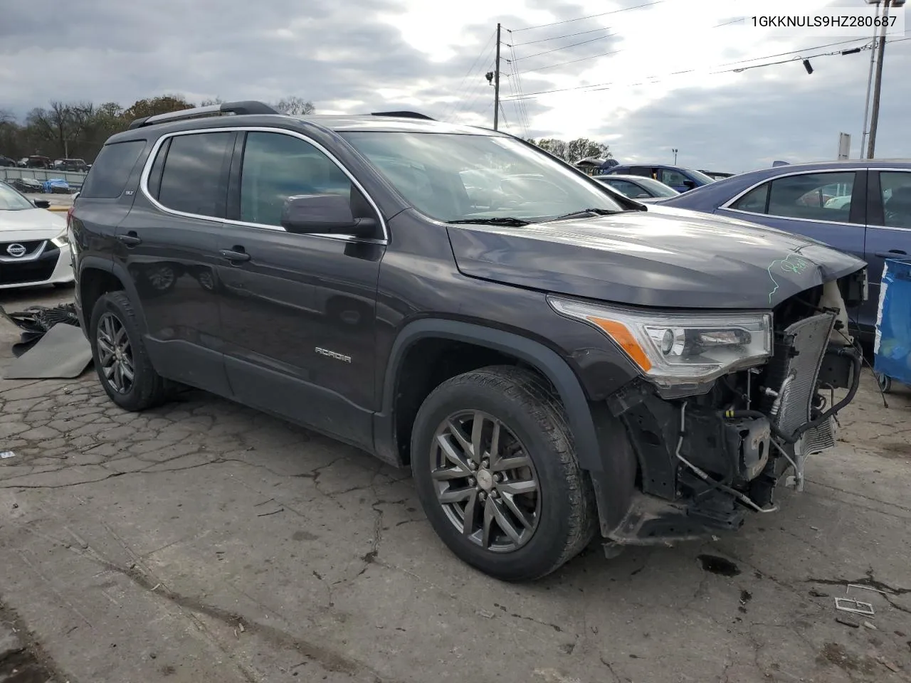 2017 GMC Acadia Slt-1 VIN: 1GKKNULS9HZ280687 Lot: 80033144