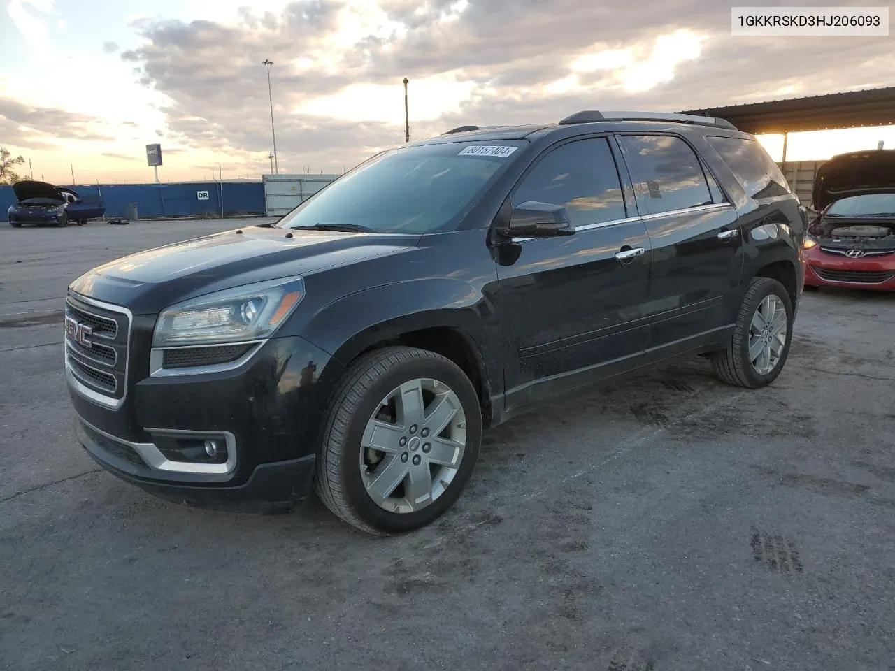 2017 GMC Acadia Limited Slt-2 VIN: 1GKKRSKD3HJ206093 Lot: 80157404