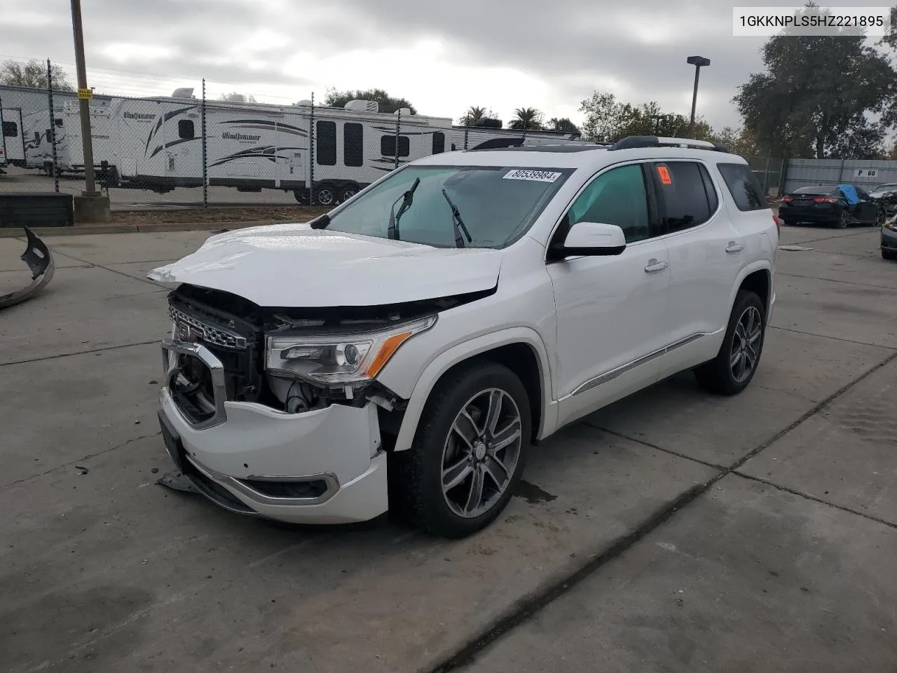 2017 GMC Acadia Denali VIN: 1GKKNPLS5HZ221895 Lot: 80539984