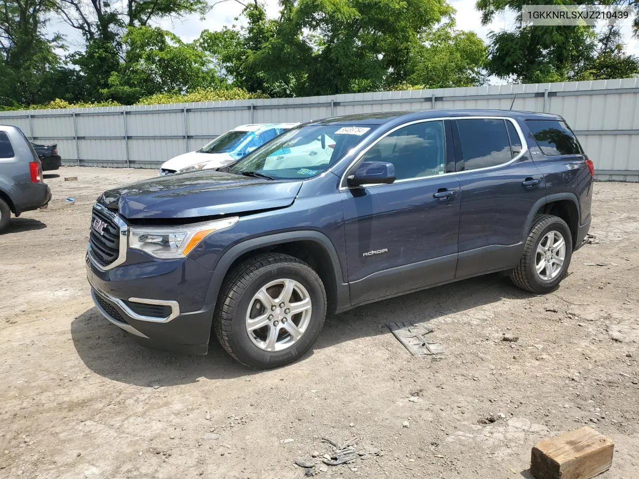 1GKKNRLSXJZ210439 2018 GMC Acadia Sle