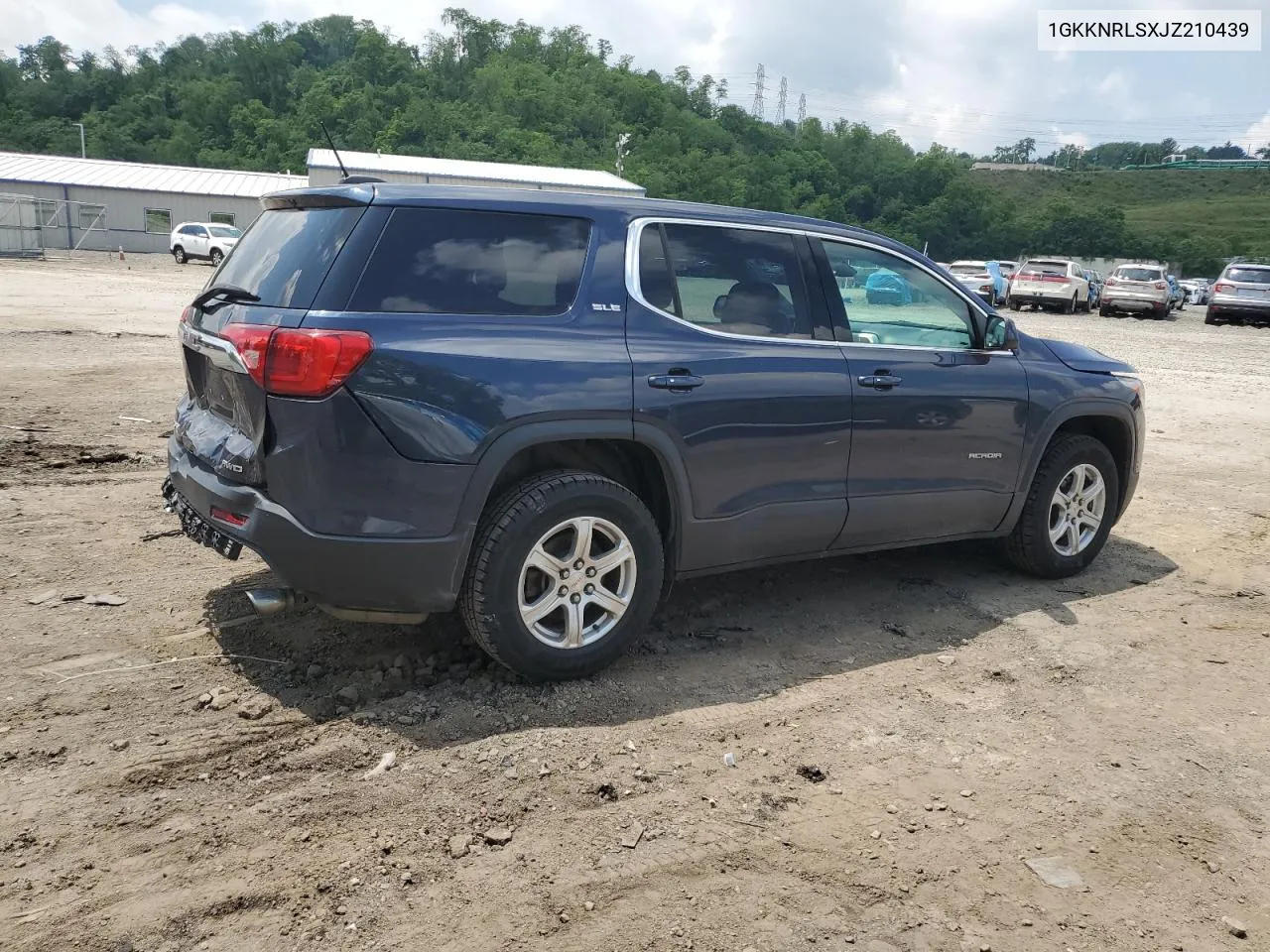 1GKKNRLSXJZ210439 2018 GMC Acadia Sle