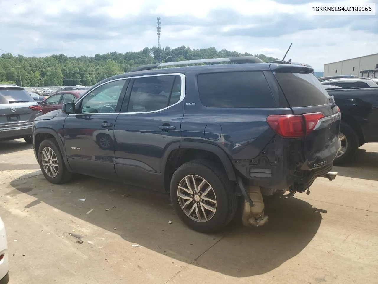 2018 GMC Acadia Sle VIN: 1GKKNSLS4JZ189966 Lot: 58924814