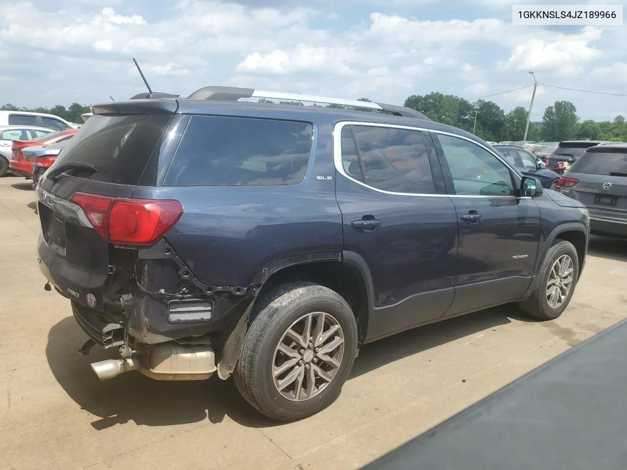 2018 GMC Acadia Sle VIN: 1GKKNSLS4JZ189966 Lot: 58924814