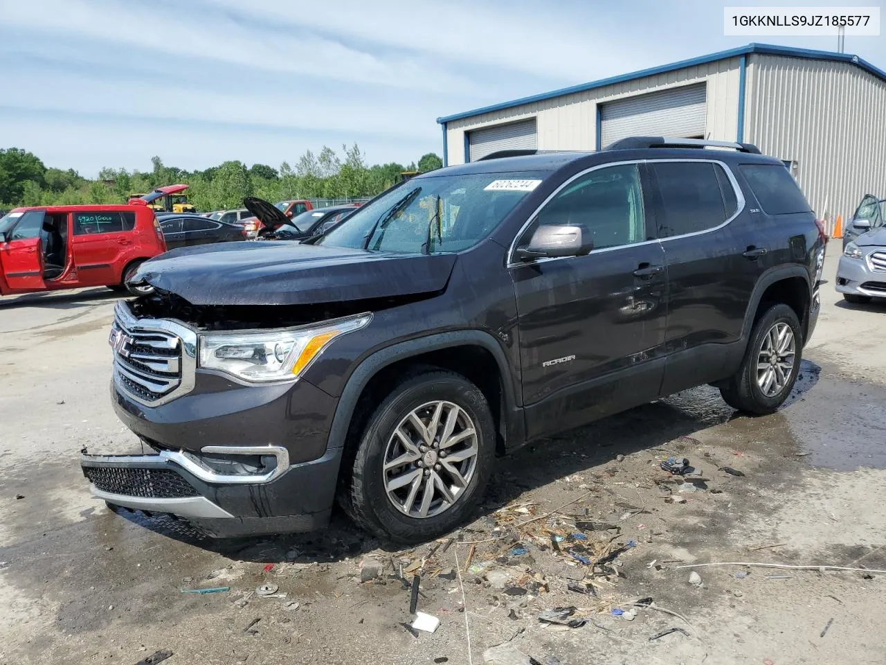 1GKKNLLS9JZ185577 2018 GMC Acadia Sle