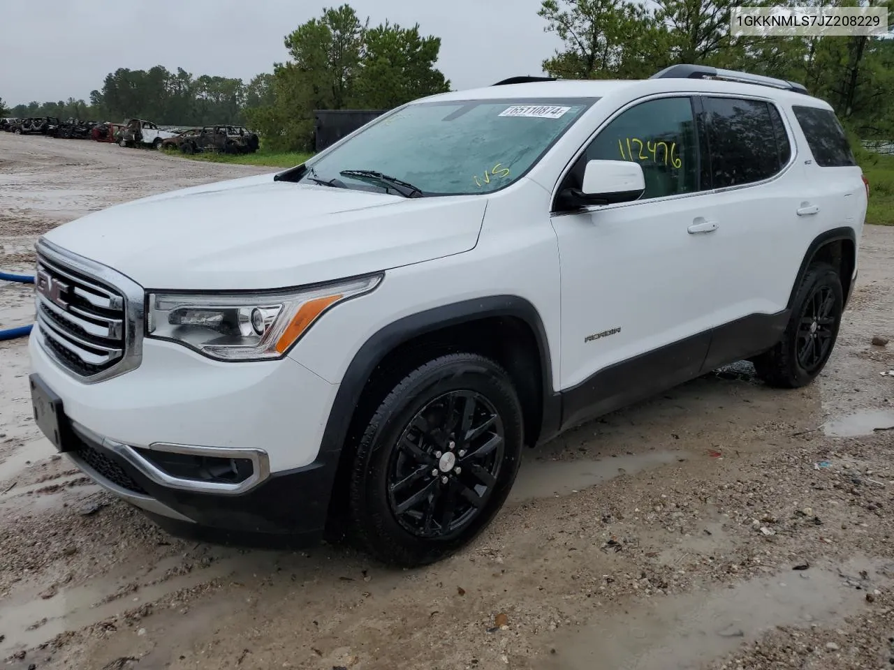 1GKKNMLS7JZ208229 2018 GMC Acadia Slt-1