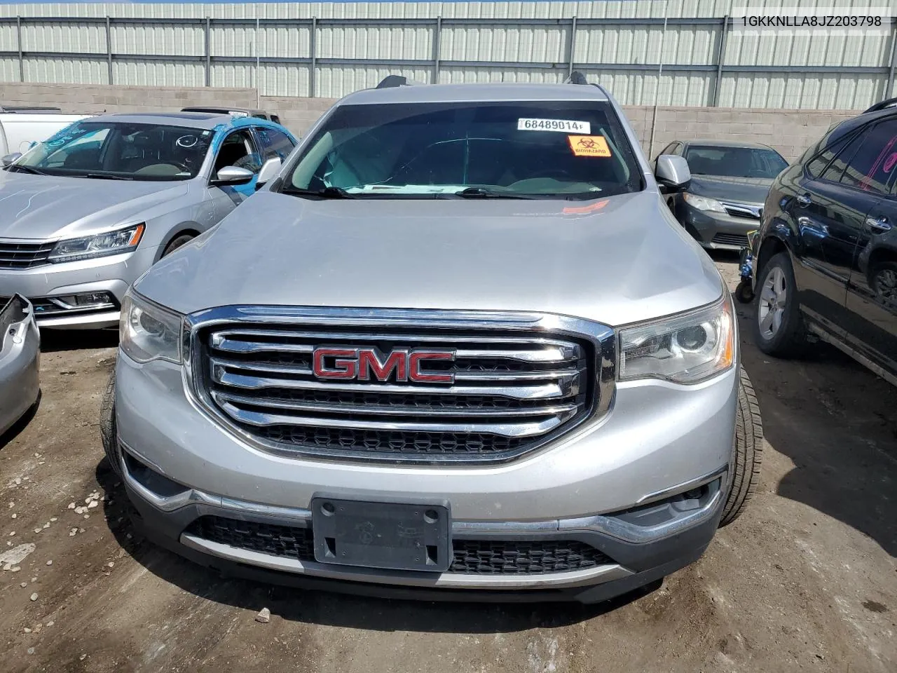 2018 GMC Acadia Sle VIN: 1GKKNLLA8JZ203798 Lot: 68489014