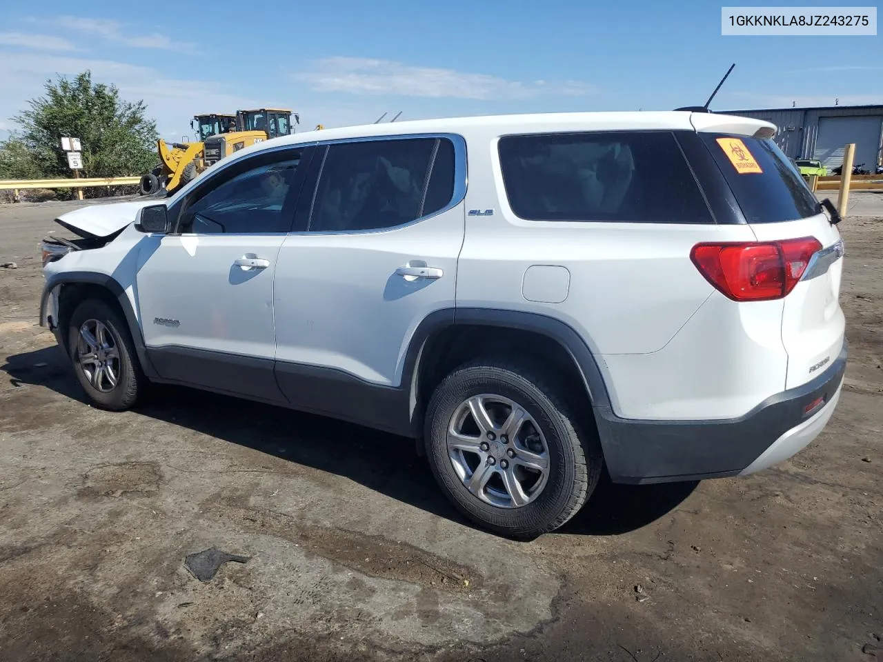 2018 GMC Acadia Sle VIN: 1GKKNKLA8JZ243275 Lot: 68768254