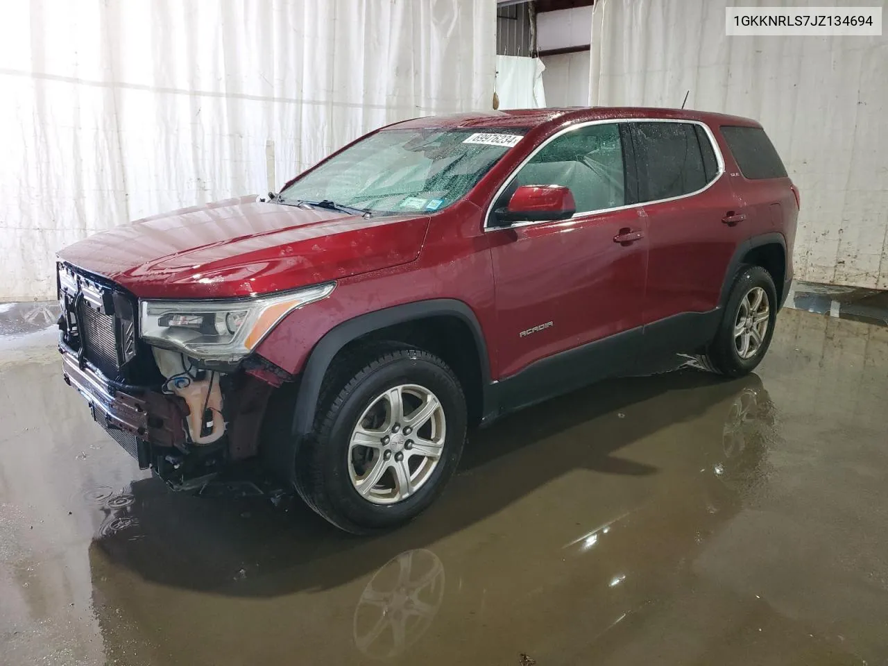 2018 GMC Acadia Sle VIN: 1GKKNRLS7JZ134694 Lot: 69976234