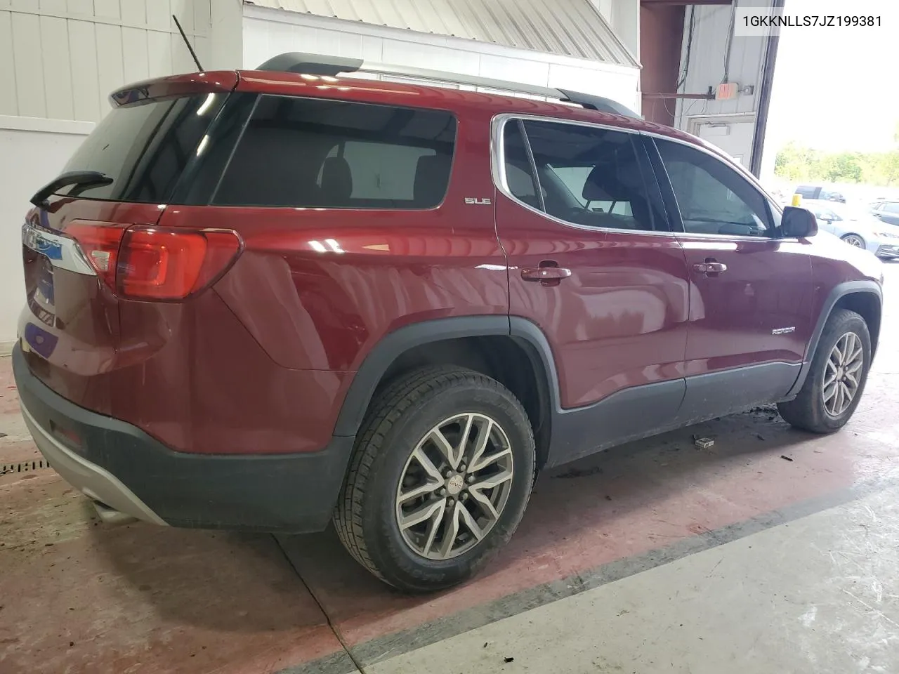 1GKKNLLS7JZ199381 2018 GMC Acadia Sle